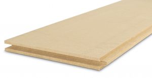 STEICOprotect dry- płyta z włókien drzewnych przeznaczona do złożonych systemów izolacji cieplnej ścian zewnętrznych budynku. Fot. STEICO